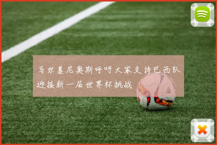 马尔基尼奥斯呼吁大家支持巴西队迎接新一届世界杯挑战