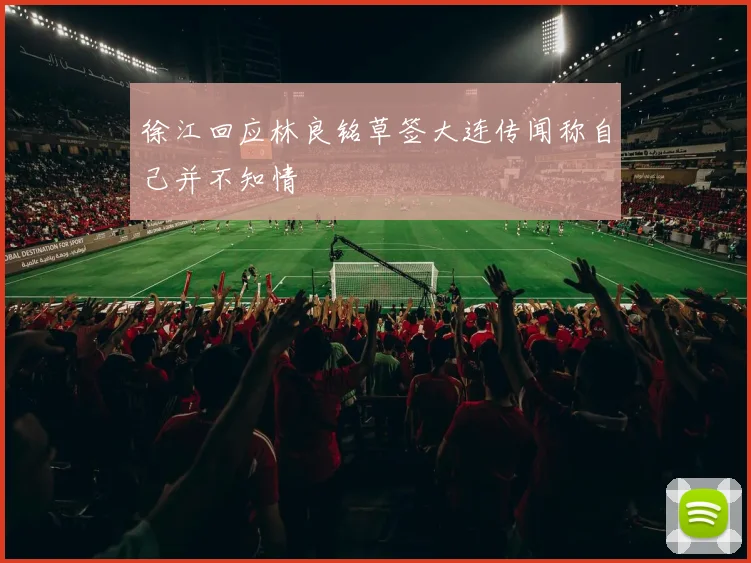 徐江回应林良铭草签大连传闻称自己并不知情